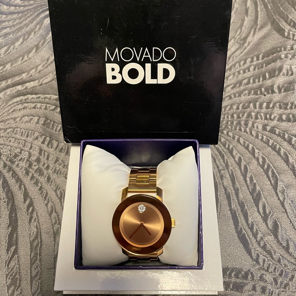 Rose Gold Movado Bold watch - Picture 1 of 6